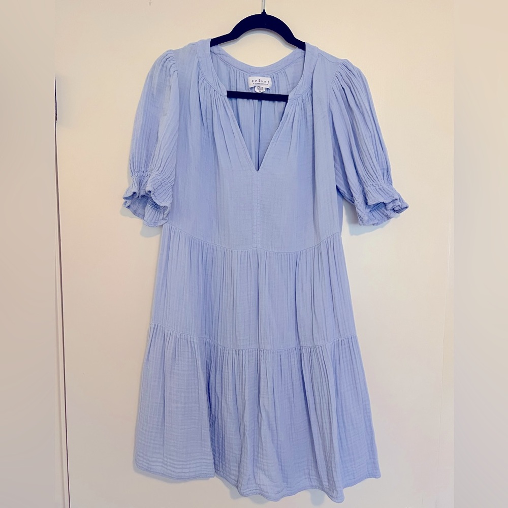 Velvet by Graham and Spencer Powder Blue Dress